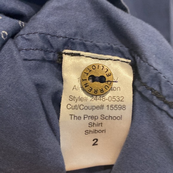 Current/Elliot prep school shirt size 2 - Picture 4 of 4